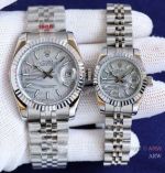 Swiss Quality Clone Rolex Datejust 28mm/36mm Citizen Watch Palm Dial with Stick Jubilee Strap